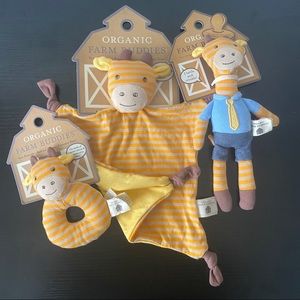 George giraffe stripped baby toy set